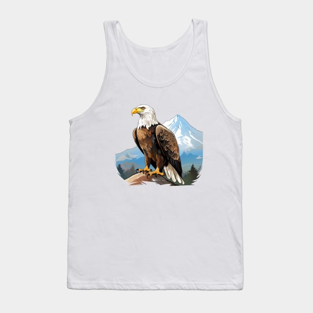 Golden Eagle Tank Top by zooleisurelife